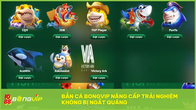 Bắn Cá BONGVIP nâng cấp trải nghiệm không bị ngắt quãng
