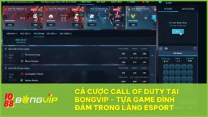 Cá cược Call Of Duty tại BONGVIP tựa game hot trong thế giới esport