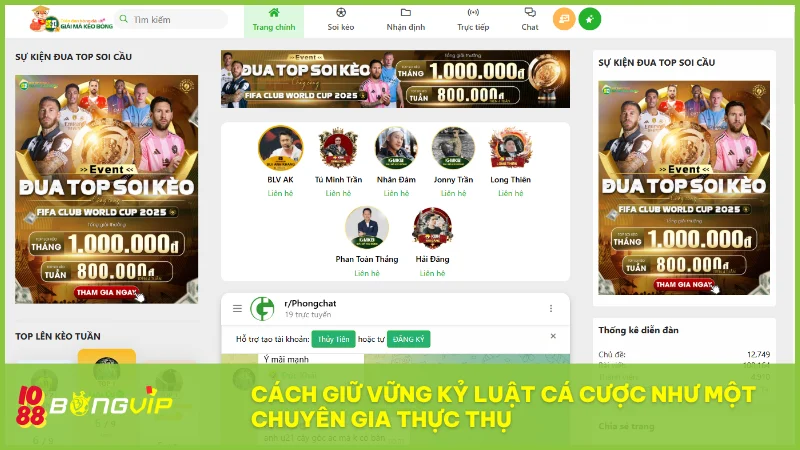 Bí quyết lập kế hoạch cược bóng tại BongVip chuẩn theo tuần tháng 5 Kỷ luật cá cược giúp bạn không bị cuốn theo cảm xúc và luôn đi đúng hướng chiến lược.