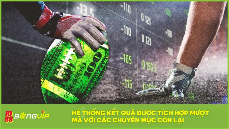 Kết Quả tại BONGVIP được tích hợp với các chuyên mục còn lại trong Tiện ích Bóng Vip