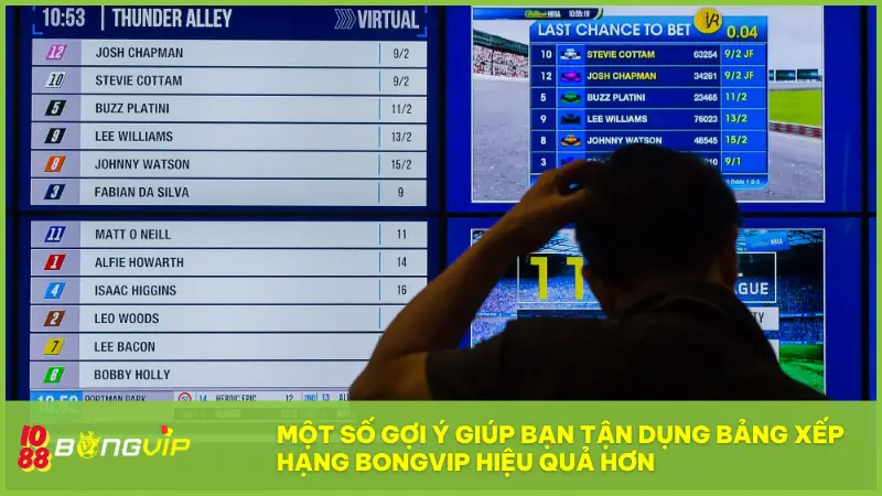 Một số gợi ý giúp bạn tận dụng Bảng Xếp Hạng BONGVIP hiệu quả hơn