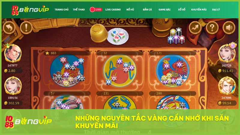 Tuân thủ các quy định để giữ an toàn tài khoản và bảo toàn toàn bộ tiền thưởng từ khuyến mãi