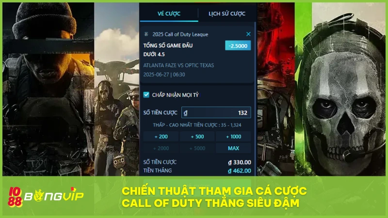 Thắng cược Call of Duty không khó với các chiến thuật siêu hay
