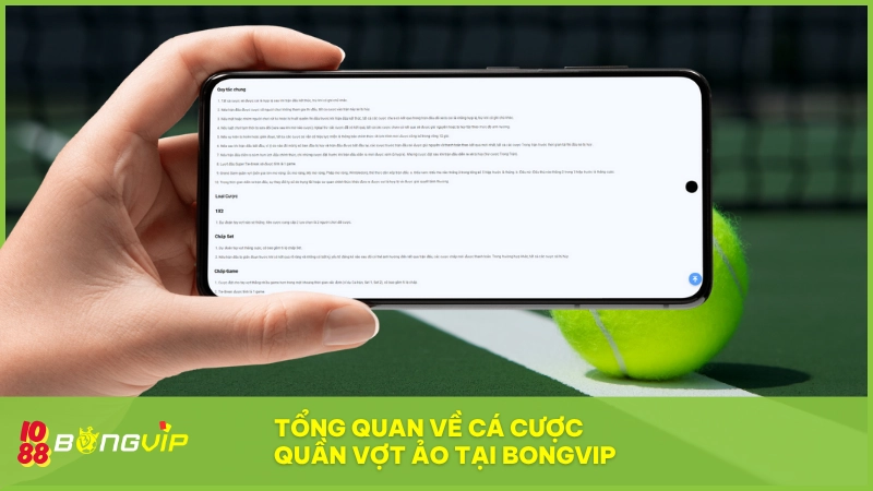 Trải nghiệm cá cược Quần Vợt Ảo đỉnh cao chỉ có tại BONGVIP