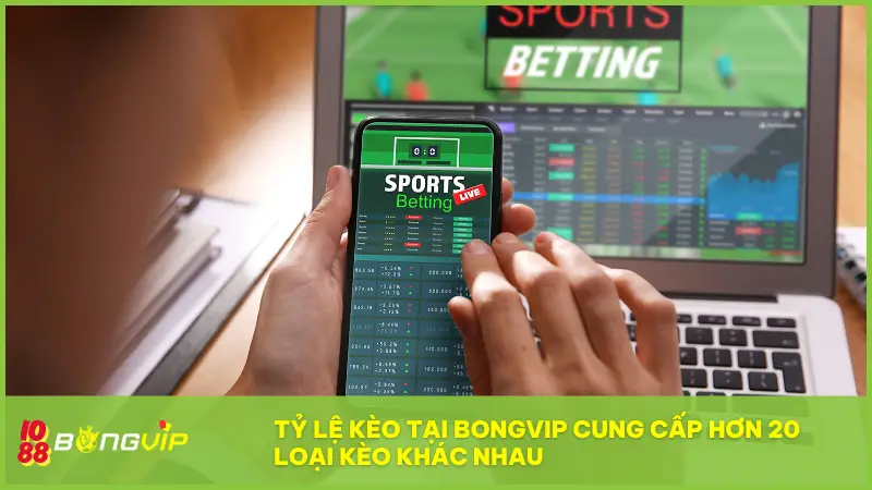 Tỷ Lệ Kèo tại BONGVIP cung cấp hơn 20 loại kèo khác nhau