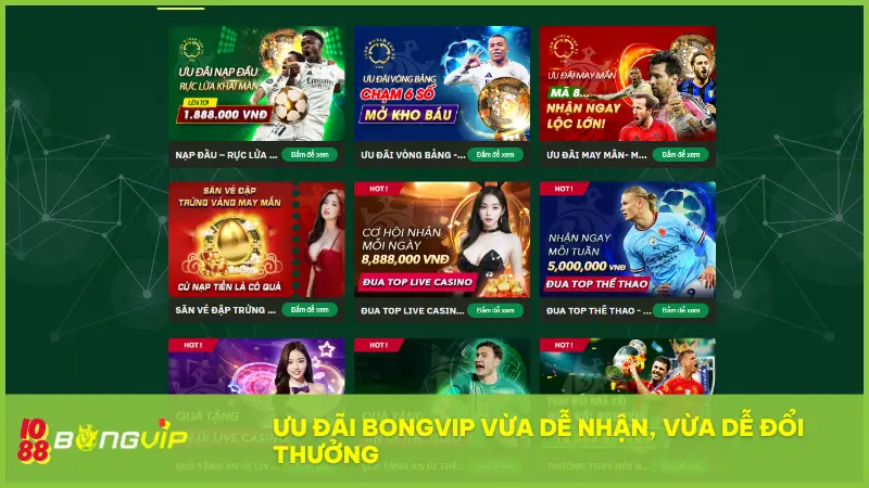 Các ưu đãi vừa dễ nhận, vừa dễ đổi thưởng và không yêu cầu điều kiện quá phức tạp